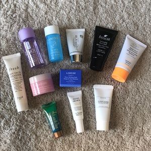 Skincare sample bundle